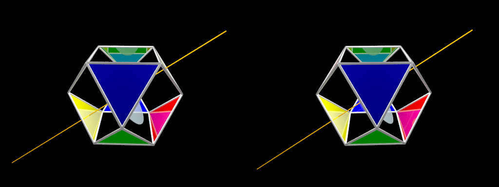 Isométries indirectes (123) du cuboctaèdre Isométries indirectes (123) du cuboctaèdre